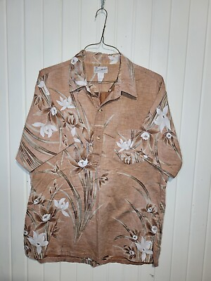 #ad Ross Sutherland Vtg Hawaiian Aloha Button Up Shirt Mens Size XL Summer $19.99