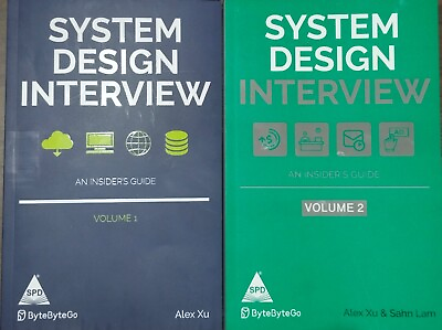 #ad System Design Interview An insider#x27;s guide Volume 1 And Volume 2 By Alex Xu $32.00