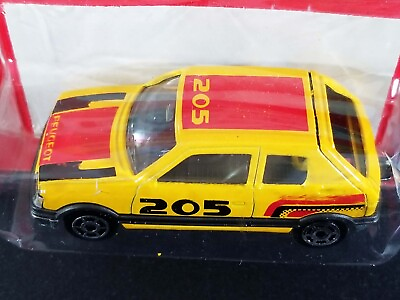 #ad Majorette Peugeot 205 GTI #210 281 Yellow Made in France $62.95