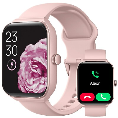 #ad Smart Watch for Women 1.95#x27;#x27; Waterproof Smartwatch Bluetooth iPhone Samsung $29.99