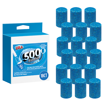 #ad 500 Brushes Blue Cleanser Cartridge Refills Lasts Up To 2 Months 18 Count $14.88