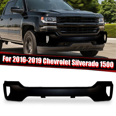 #ad Bumper For 2016 2018 Chevrolet Silverado 1500 Front w Fog 2019 1500 LD Black $309.00