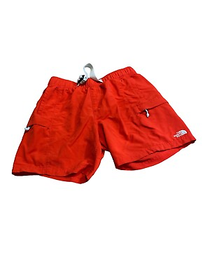 #ad The North Face Mens Red Outdoor Swim Trunks Size Medium $17.00