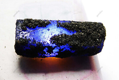 #ad 151 Ct Natural Blue TANZANITE Rough UNCUT Earth Mined CERTIFIED Loose Gemstone $13.44