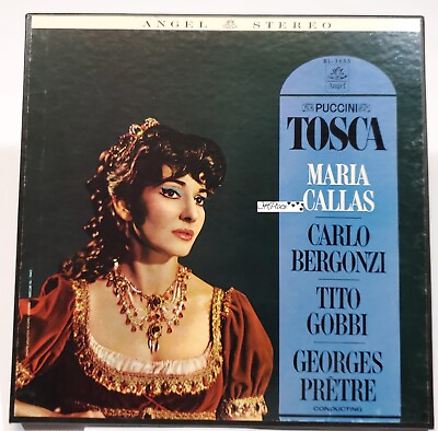 #ad Puccini Tosca Maria Callas Carlo Bergonzi Tittio Gobbi Vinyl Record Box Set $59.99