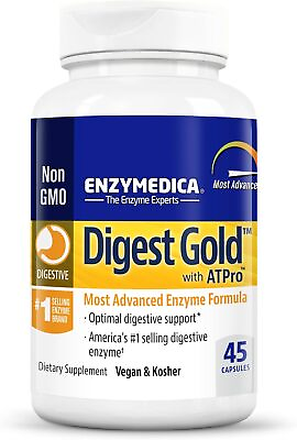 #ad Enzymedica Digest Gold ATPro Strong Digestive Enzymes Instant Bloating Relief $38.84