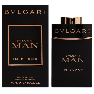 #ad Bvlgari Man In Black EDP Cologne for Men 3.4 oz New in Box $83.98