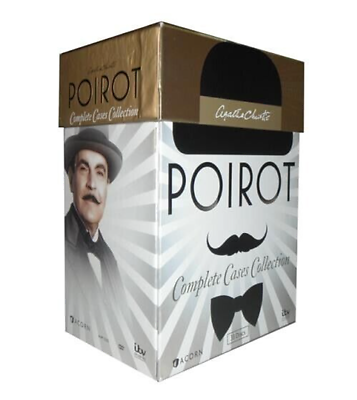 #ad * Agatha Christies Poirot Complete series seasons 1 13 33 Disc box SetDVD NEW $38.89