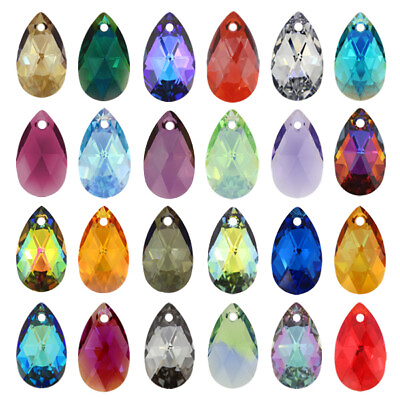 #ad Superior PRIMERO 6106 Pear Shape Crystal Teardrop Pendants * All Colors amp; Sizes $4.63