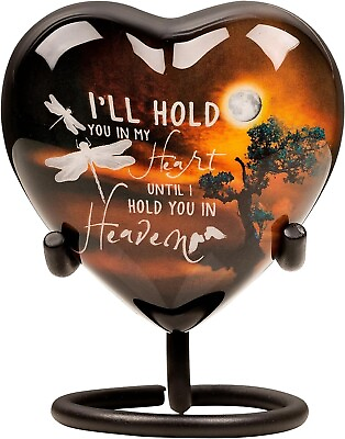 #ad Mini Heart Cremation Urn 3quot; Memorial Urn Human Ash Honor Your Loved One amp; Adults $45.32