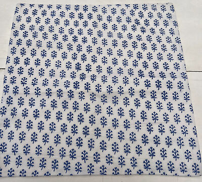 #ad Hand block Print Cushion Pillow Case Covers Indian Summer Blue $19.99