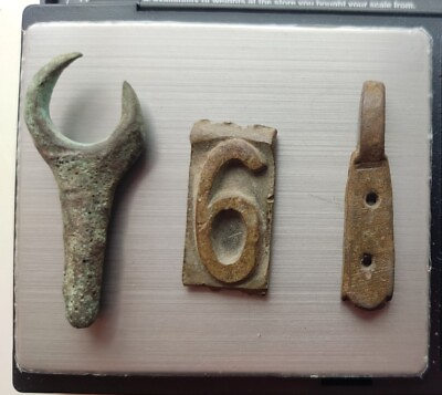 #ad Set ancient number six nine holder vintage antique Medieval artifact Scythians $24.99