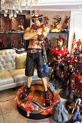 #ad Big Size Studio One Piece 1 1 Life Size Portgas D Ace Resin Painted Model Statue $7499.99
