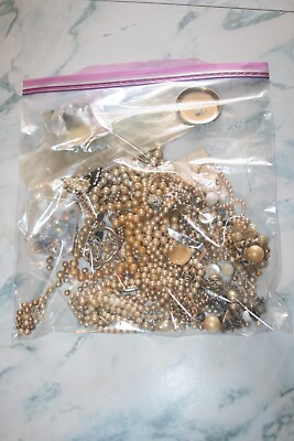 #ad Vintage Jewelry Broken Lot Parts Or Repair 1.5 Pounds $20.00