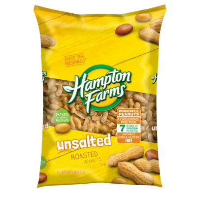 #ad Hampton Farms Unsalted In Shell Peanuts 5 Lbs. FREE SHIPPING $12.02