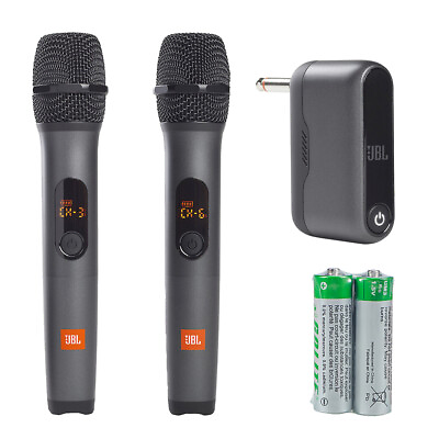 #ad #ad JBL JBLWIRELESSMICAM 2 Wireless Dynamic Microphones with Receiver w 2 Batteries $87.99