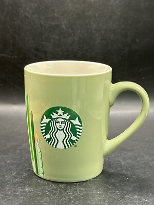 #ad Starbucks Happy Birthday Wishes 2021 Mug Cup Candles Green *EUC* $12.99