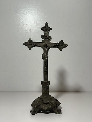 #ad Vintage Cross Religious Jesus on the Cross $27.99