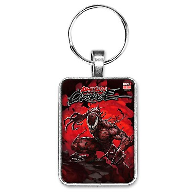 #ad Absolute Carnage #1 Skan Srisuwan Variant Cover Key Ring or Necklace Jewelry $12.95
