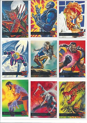 #ad 1995 Fleer Ultra X Men Marvel Comics Xmen Base Card You Choose Complete Your Set $0.99