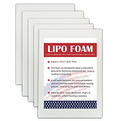#ad 5 Pack Lipo Foam Pads for Post Surgery Ab Board Liposuction Surgery Flattenin... $37.23