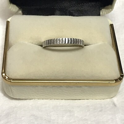 #ad Size 7 Vintage Steing Silver 925 Ring Band $14.99