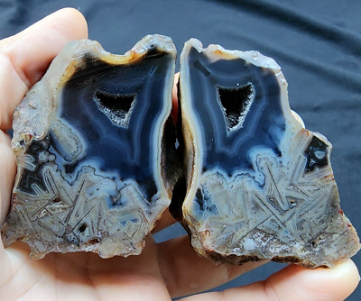 #ad 8.18 oz 232 gr Druzy Agate Agate Geode Blue Agate Druzy Geode Rare Agate $97.50