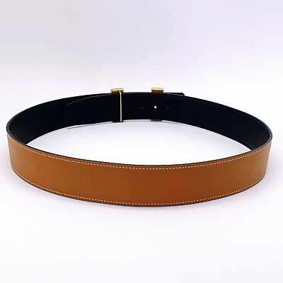 #ad Handmade 42mm Reversible leather belt Size 90 95 100105 Free economy shipping $190.00