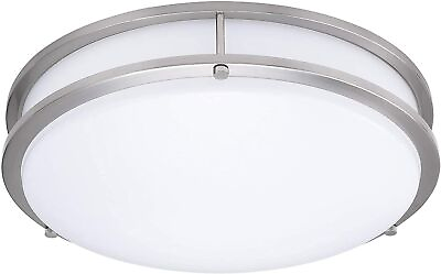 #ad Double Ring Dimmable LED Light Flush Mount Ceiling Light Light Fixture Por... $104.11