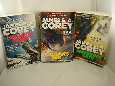 #ad James S A Corey The Expanse Books 1 3 Space Opera Science Fiction TV Show $27.95