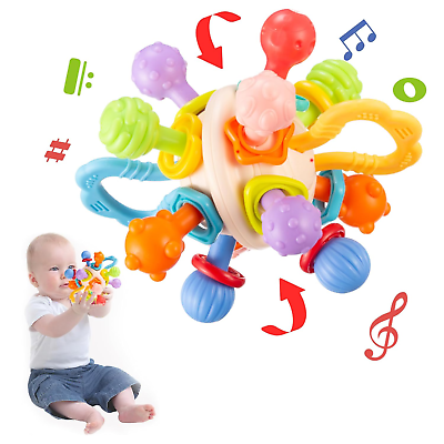 #ad Sensory Teething Teether Toys for BabiesTeething Toys for Babies 0 6 MonthsTee $13.88