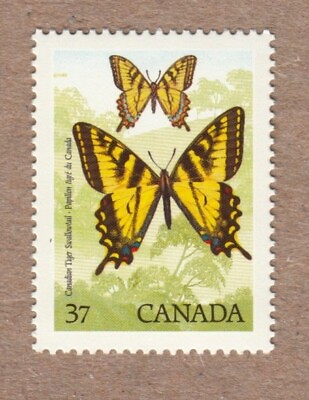 #ad BUTTERFLY = TIGER SWALLOWTAIL INSECT = Canada 1988 # 1213 MNH C $1.25