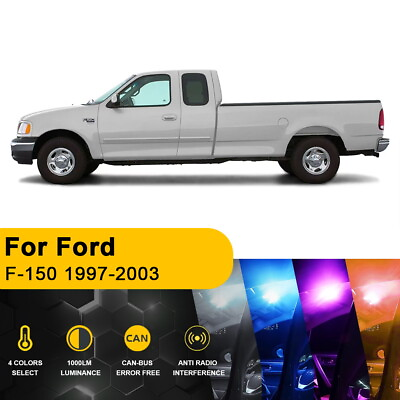 #ad 16X Car LED Interior Dome Lights Package Kit For FORD F 150 1997 2003 TOOL $13.19