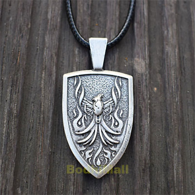 #ad Celtic Fire Phoenix Norse Rebirth Fire bird Pendant Necklace $9.98