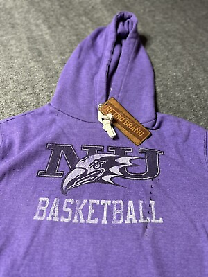 #ad Niagara University Hoodie Purple Eagles Basketball Large Soft Nwt $25.00