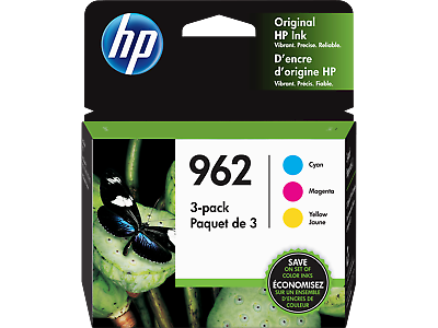 #ad HP 962 3 pack Cyan Magenta Yellow Original Ink Cartridges Per cartridge: 700 $69.99