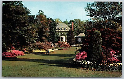 #ad Vtg Baltimore Maryland MD Sherwood Gardens 1950s Chrome View Postcard $3.99