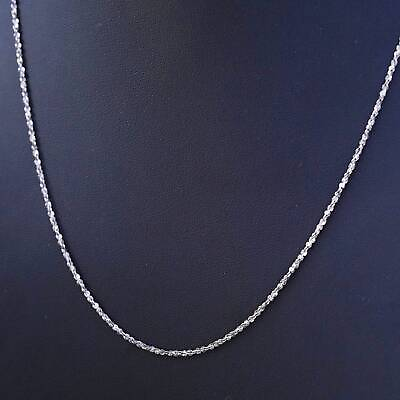 #ad 20” sterling silver Italy 925 silver twisted s chain sterling silver necklace $18.00