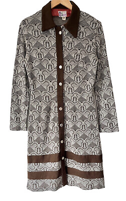 #ad True Vintage 70s Shubette England Dress Size 10 Jumper Knit Retro Shirt *Flaw GBP 16.95