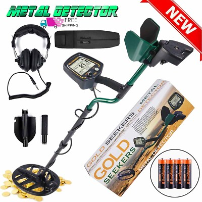#ad Gold Finder Metal Detector Long Range Gold Metal Detector with 3 Accessories $268.88