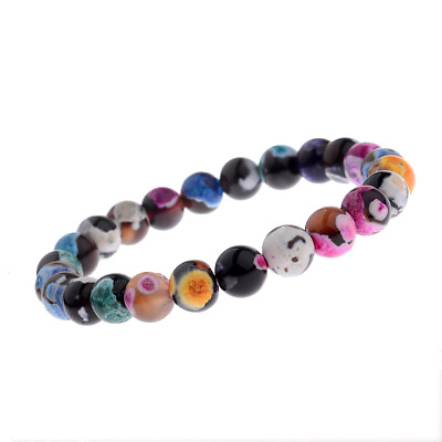 #ad Charm 8mm Natural Stone Yoga Energy Reiki Bracelets Fashion Women Men#x27;s Jewelry $7.79
