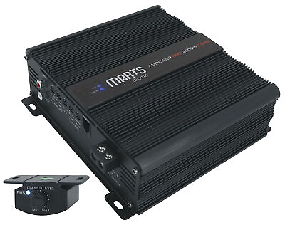 #ad Marts Digital MXD 2000 2 OHM 2000w RMS Mono Car Amplifier Class D AmpBass Knob $179.90