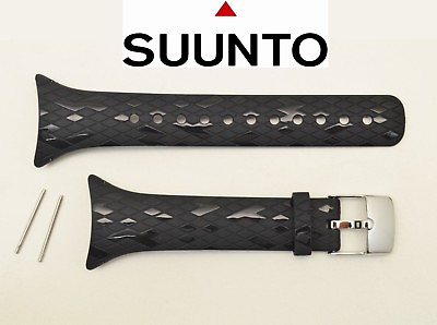 #ad Suunto original watch band Female M Series M4 M5 M2 Black Ladies strap 2 pins $48.95