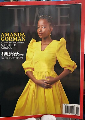 #ad TIME DOUBLE ISSUE FEB. 15 FEB. 22. 2021 AMANDA GORMAN by Michelle Obama.... $8.99