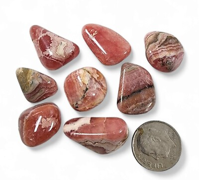 #ad Rhodochrosite Polished Crystal Pieces 34.1 grams $9.99