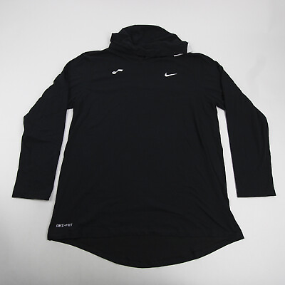 #ad Utah Jazz Nike Nike Tee Long Sleeve Shirt Men#x27;s Black New $38.24