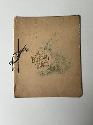#ad Victorian Gift Book A Birthday Token J Pauline Sunter 1890 $20.00