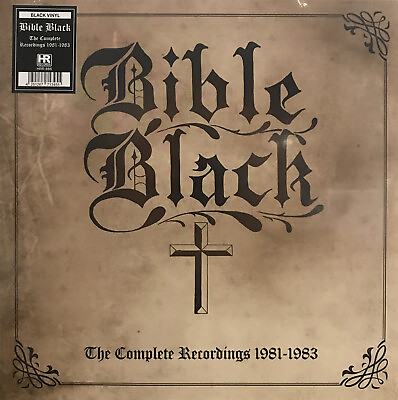 #ad Bible Black Complete Recordings 1981 1983 LP 2023 High Roller *DE NEW w 7quot; $36.95