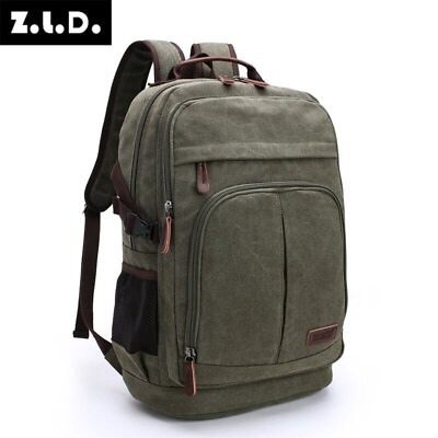 #ad Men Multifunctional Backpack Large Capacity Laptop Backpack Travelling Back Pack $64.91