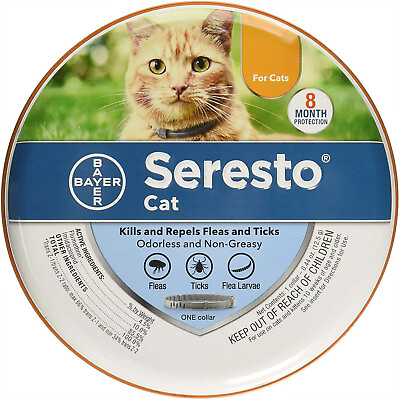 #ad Seresto³ Flea³ and Tick³ for Cat Collar prevention and Treat 8 Months US $16.90